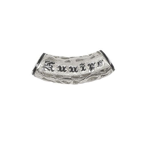 Sterling Silver Horizonal Hawaiian Personalized Barrel Slider