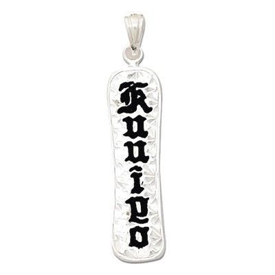 Sterling Silver Hawaiian 8mm Kuuipo Pendant